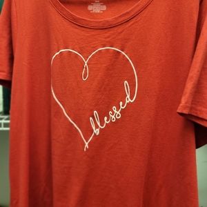 Lane Bryant Love scoop neck tshirt